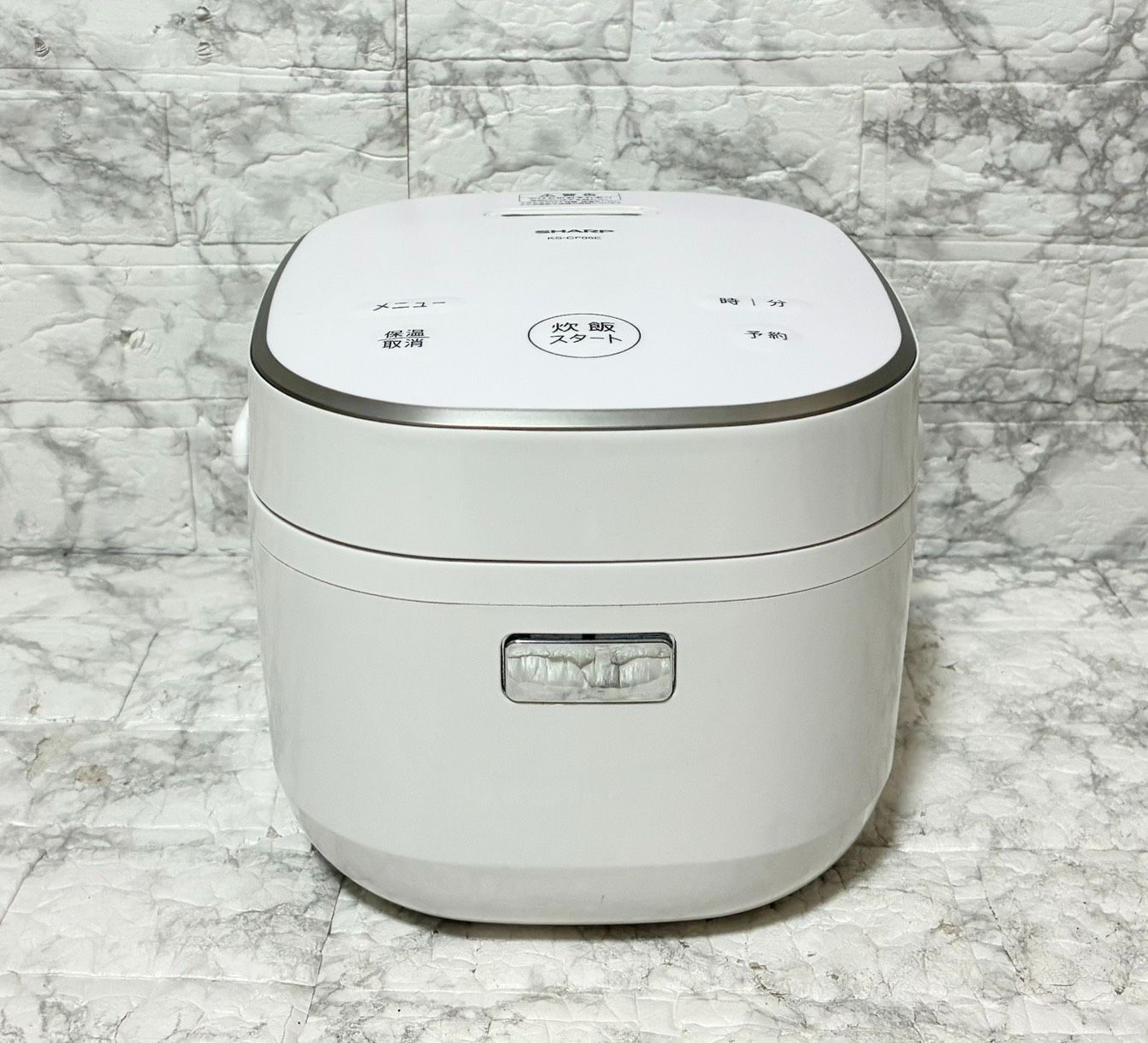 SHARP KS-CF05E-W 炊飯器 2025年製 保証書、領収証あり SHARP KS-CF05E