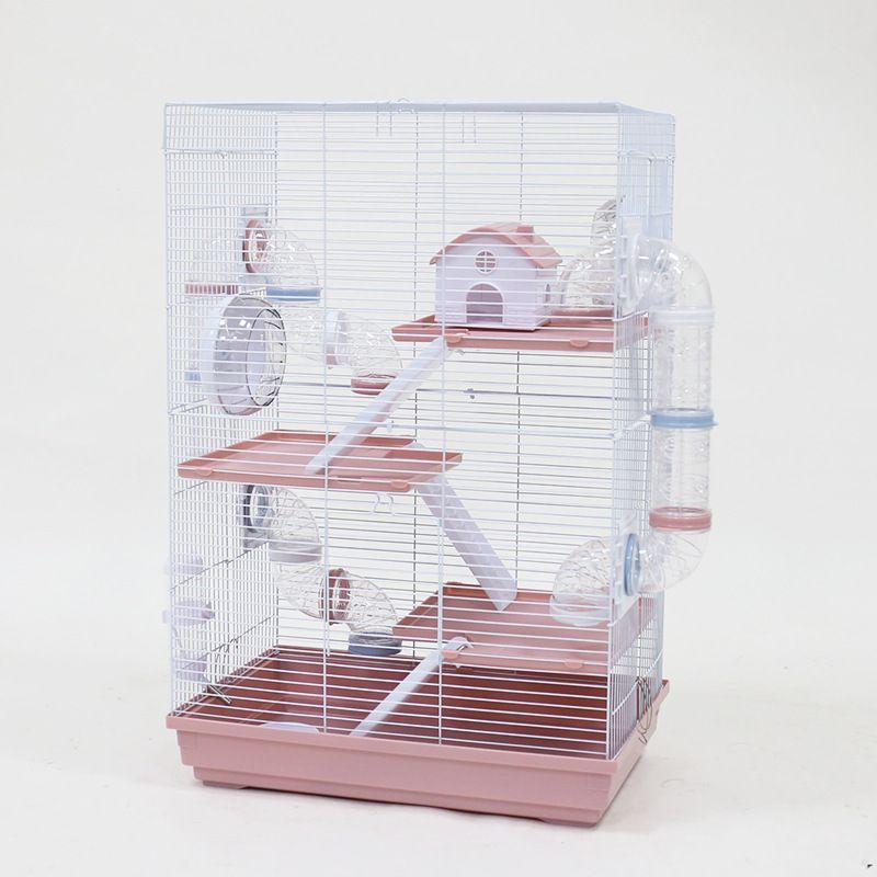 小動物 かご ハムスター イージーホーム 四階 別荘 色選択可