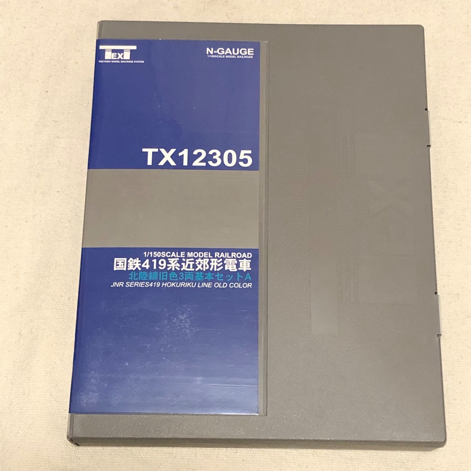 東京堂 TX12305 国鉄419系近郊形電車 北陸線旧色3両セットA Nゲージ 1