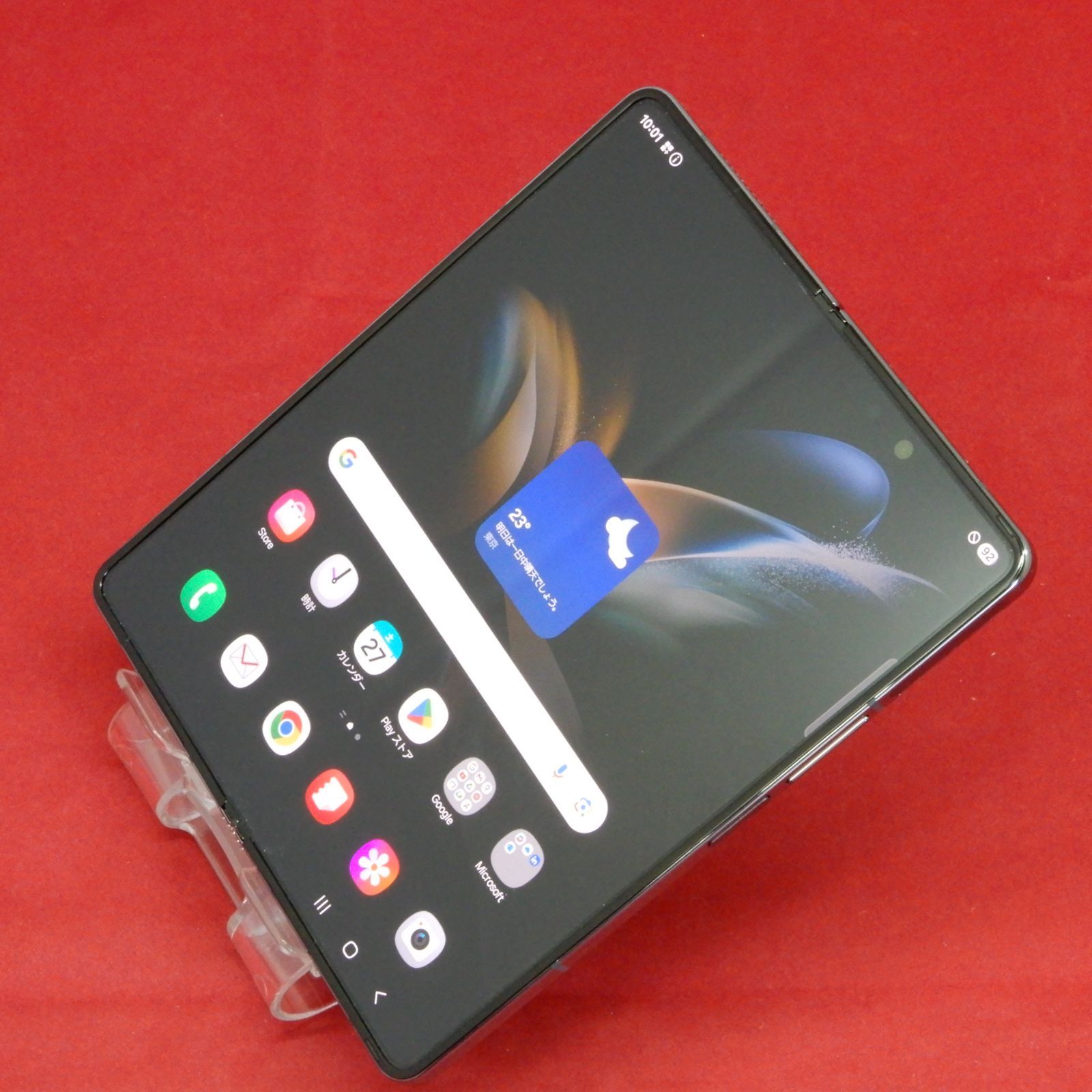 SAMSUNG Galaxy Z Fold4 SC-55C docomo SIMフリー グレイグリーン