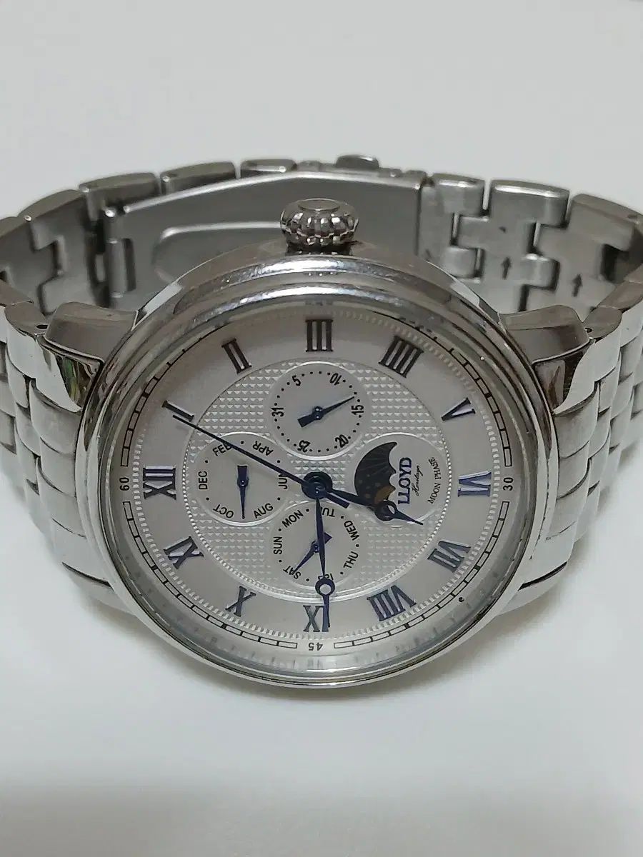 LLOYD ムーンフェイズ メタル 時計