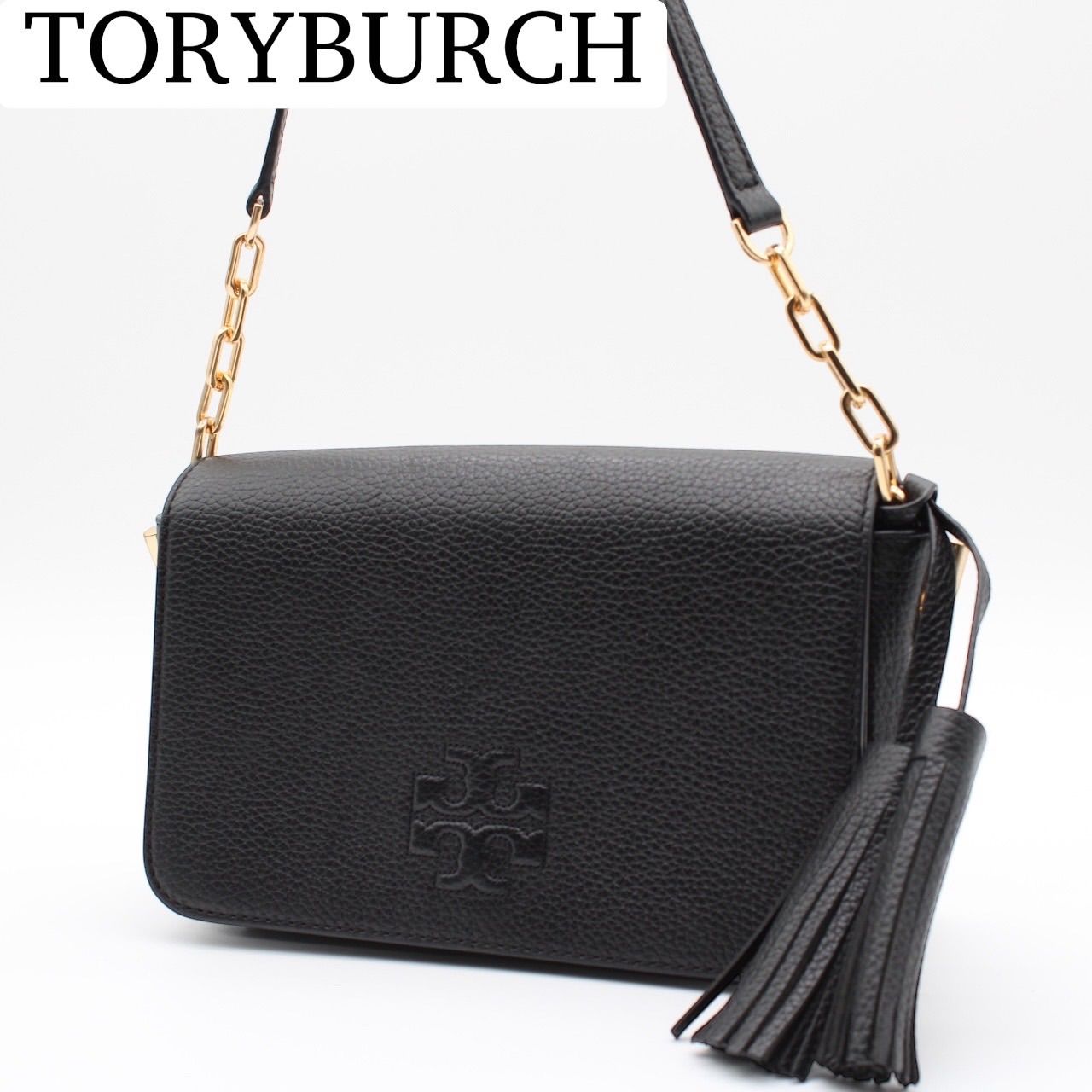 オンラインストア銀座 ToryBurch Thea タッセル フラップバッグ 