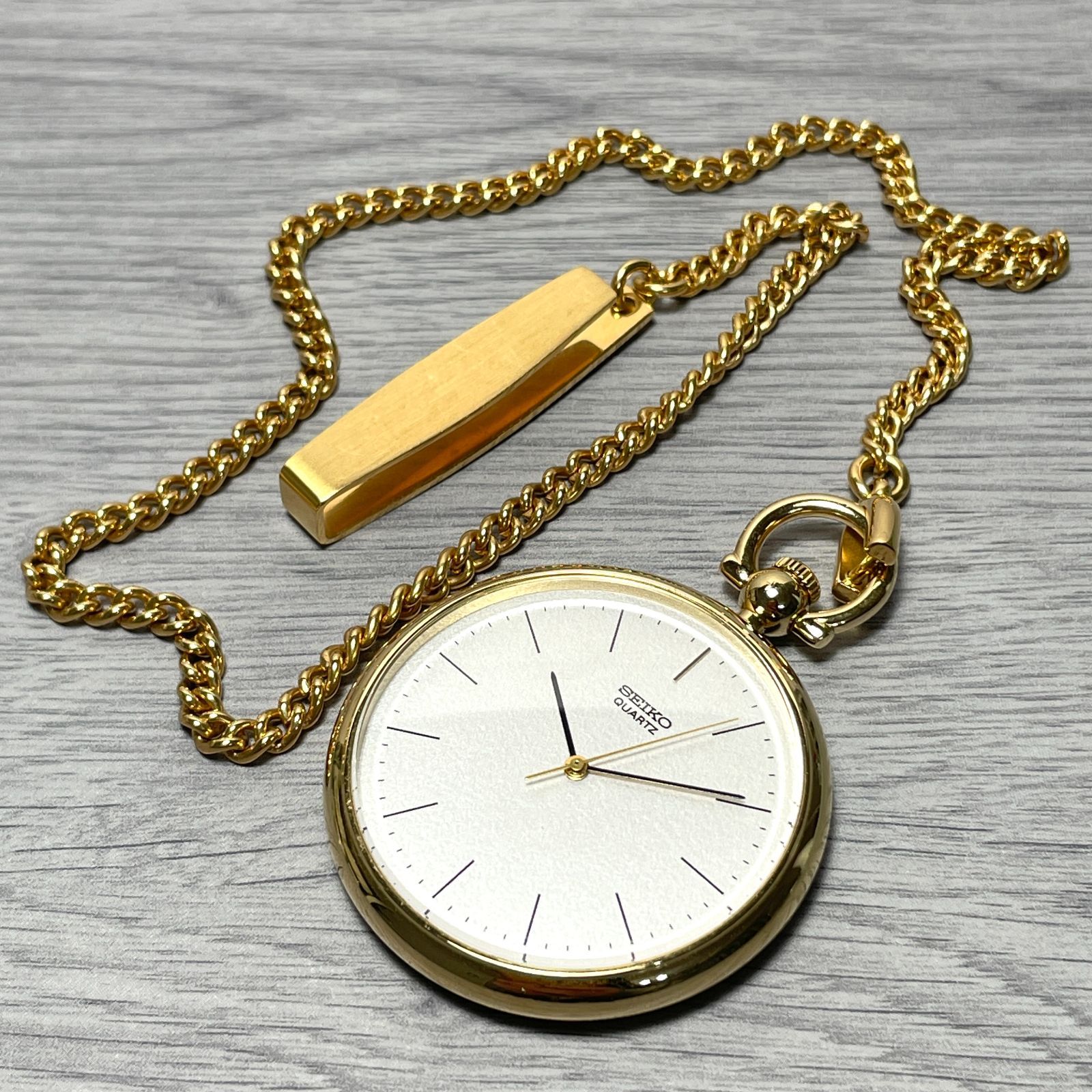 大人女性のオシャレ✨SEIKO セイコー クォーツ 懐中時計 ポケット