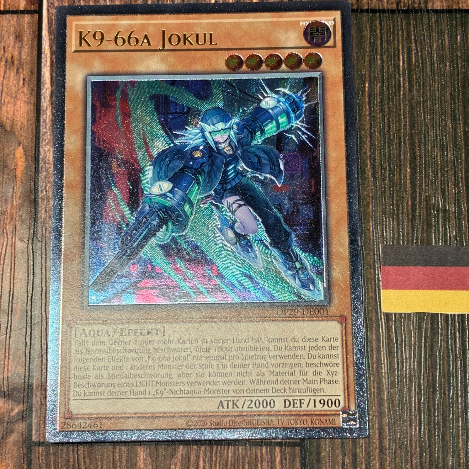 遊戯王 ドイツ版 EU版 Ｋ９ー６６ａ号 ヨルク レリーフ OTS 29