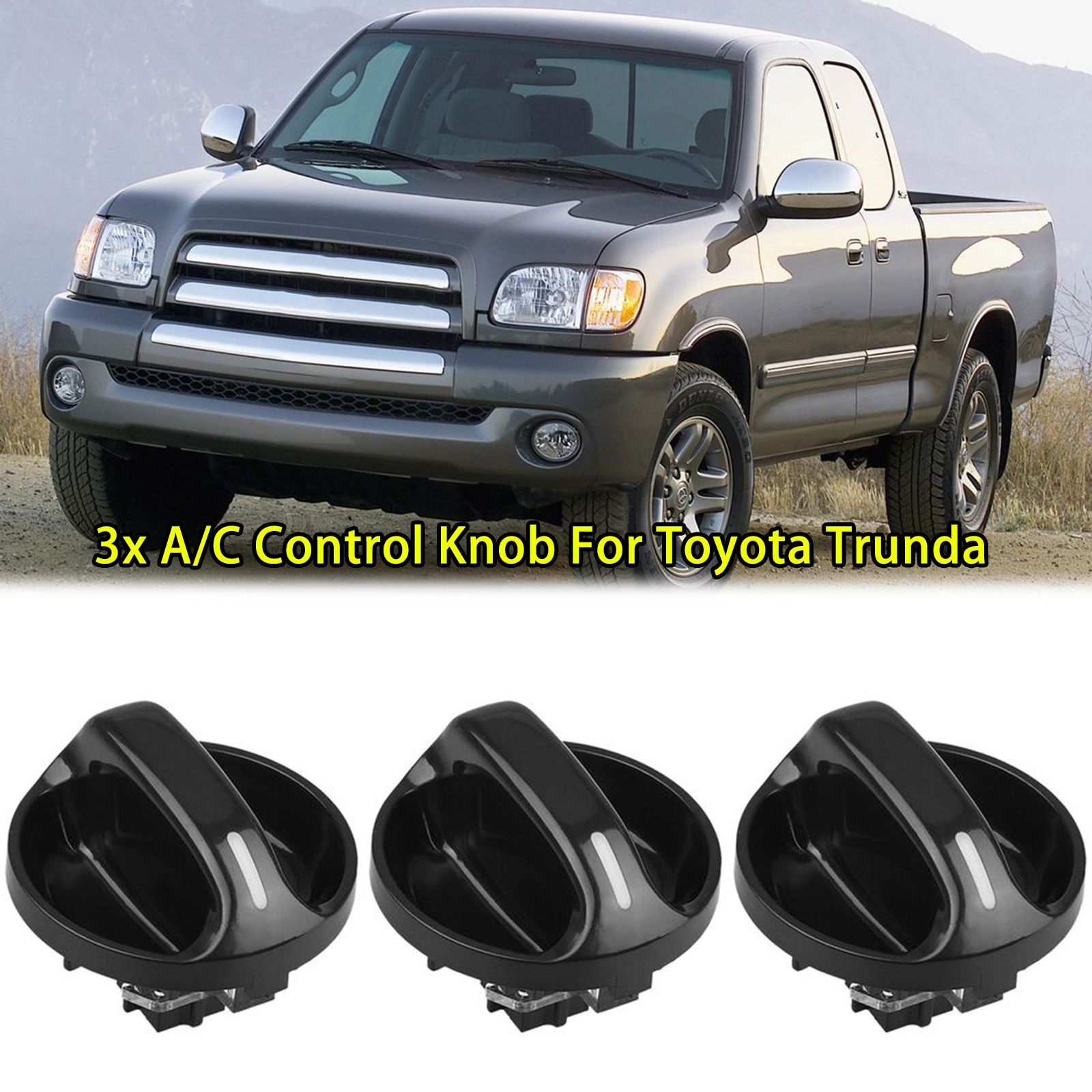 カーアクセサリー 3 個ヒーター A/C エアコンファンコントロールノブ