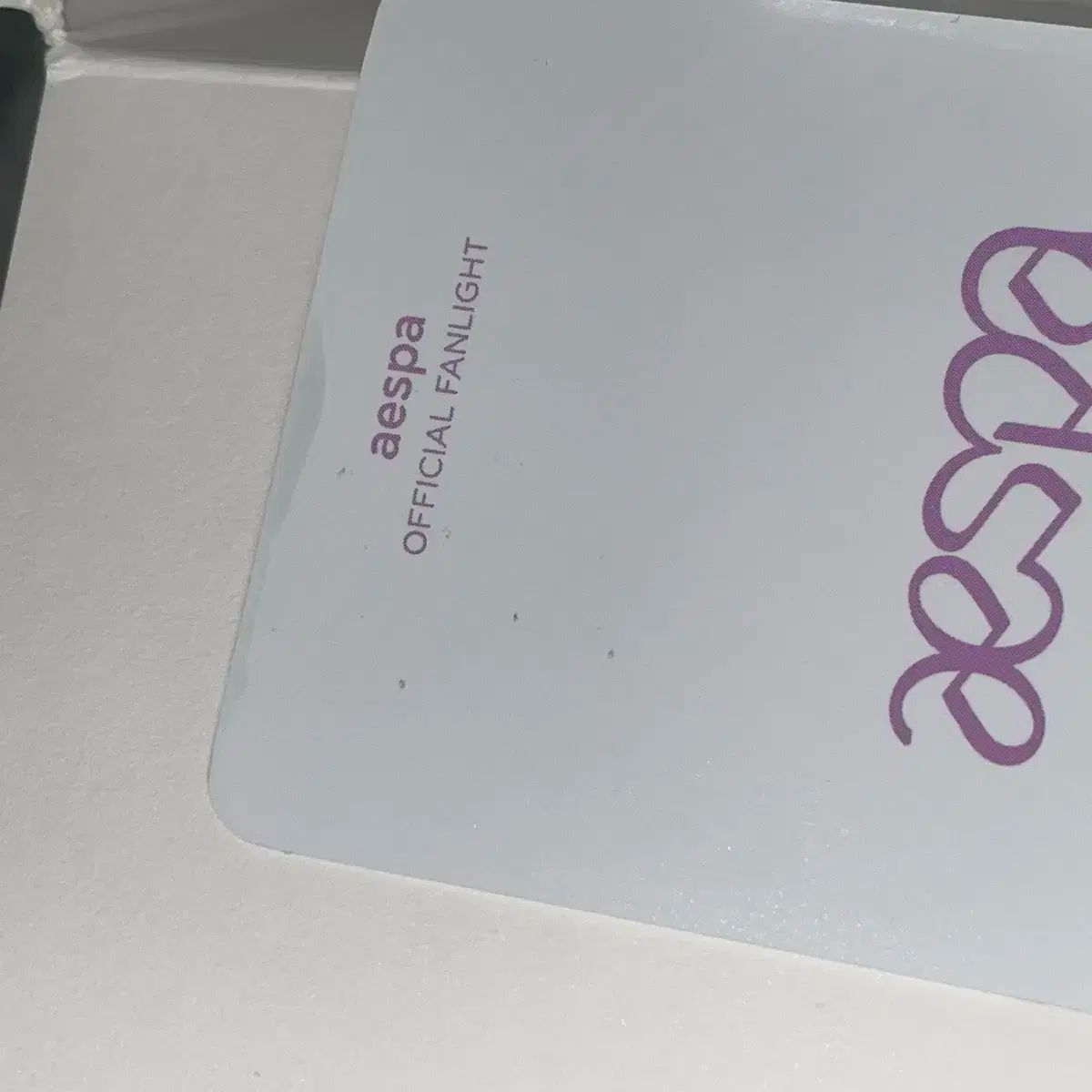 aespa（エスパ）ペンライト（旧 Ver.）＋カリナ トレカ - メルカリ