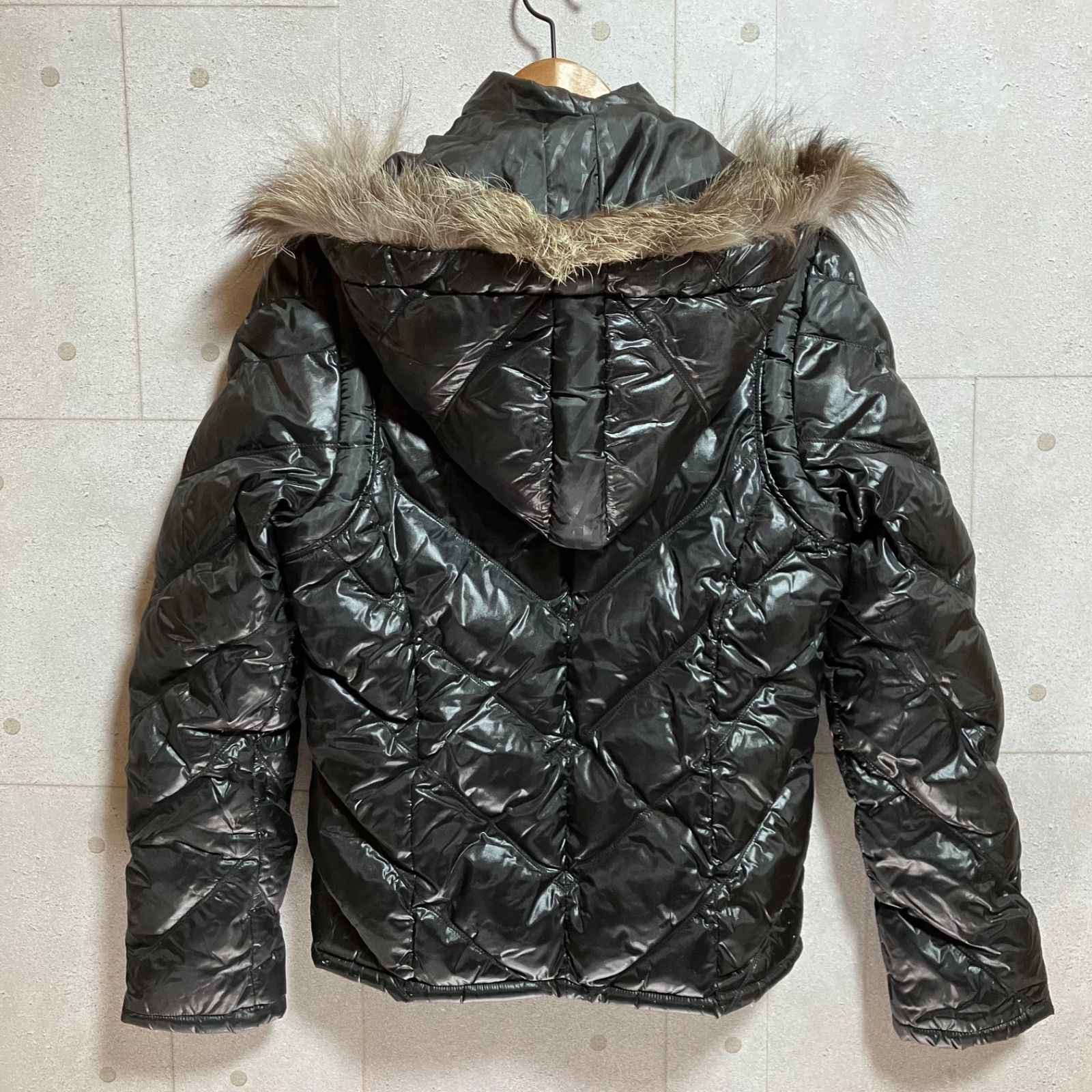 最終値下げ FUGA フーガ アウター コート y2k FUGA フーガ ダウンライク ファー ジャケット Y2K Archive 短丈 中綿