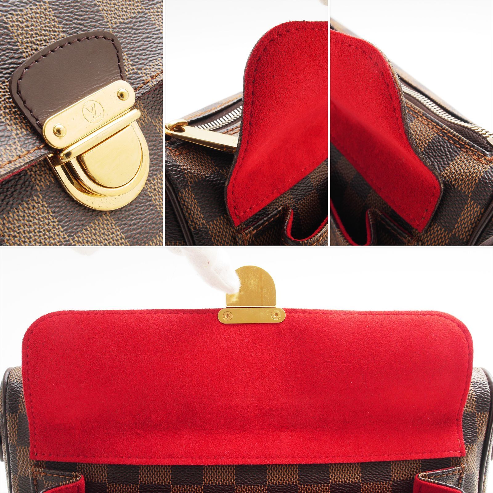 極美品】 ルイヴィトン ダミエ ラヴェッロGM ショルダーバッグ 斜め