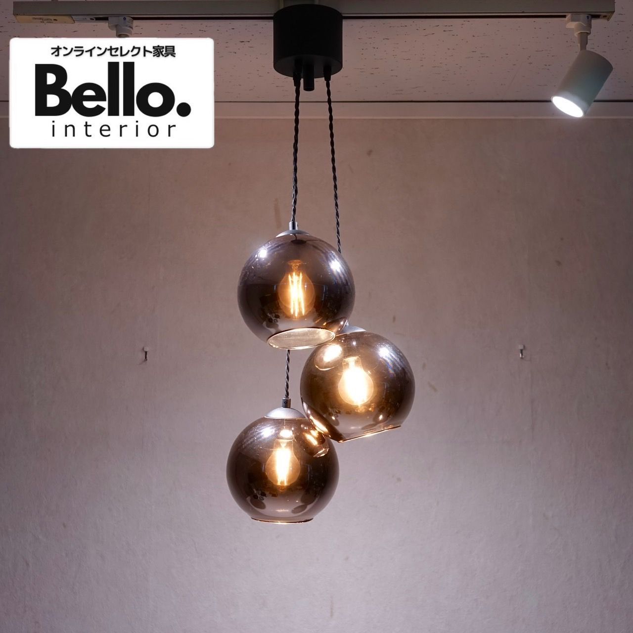 HERMOSA ハモサ SAN MARCO サンマルコ GS-019 ペンダントライト 吊り下げ照明 ガラス 3灯 ダイニング ライト モダン ラグジュアリー ホテルライク