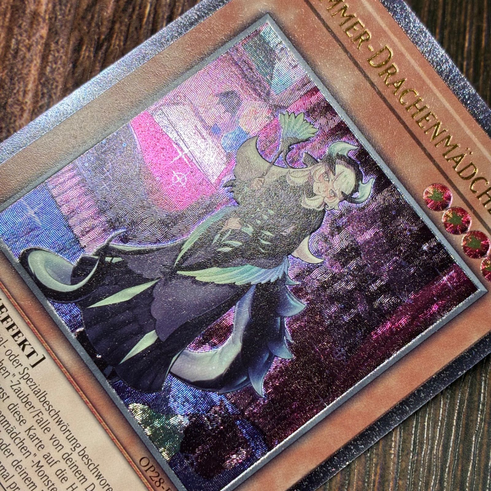 遊戯王 ドイツ版 EU版 ドラゴンメイド・チェイム レリーフ - メルカリ