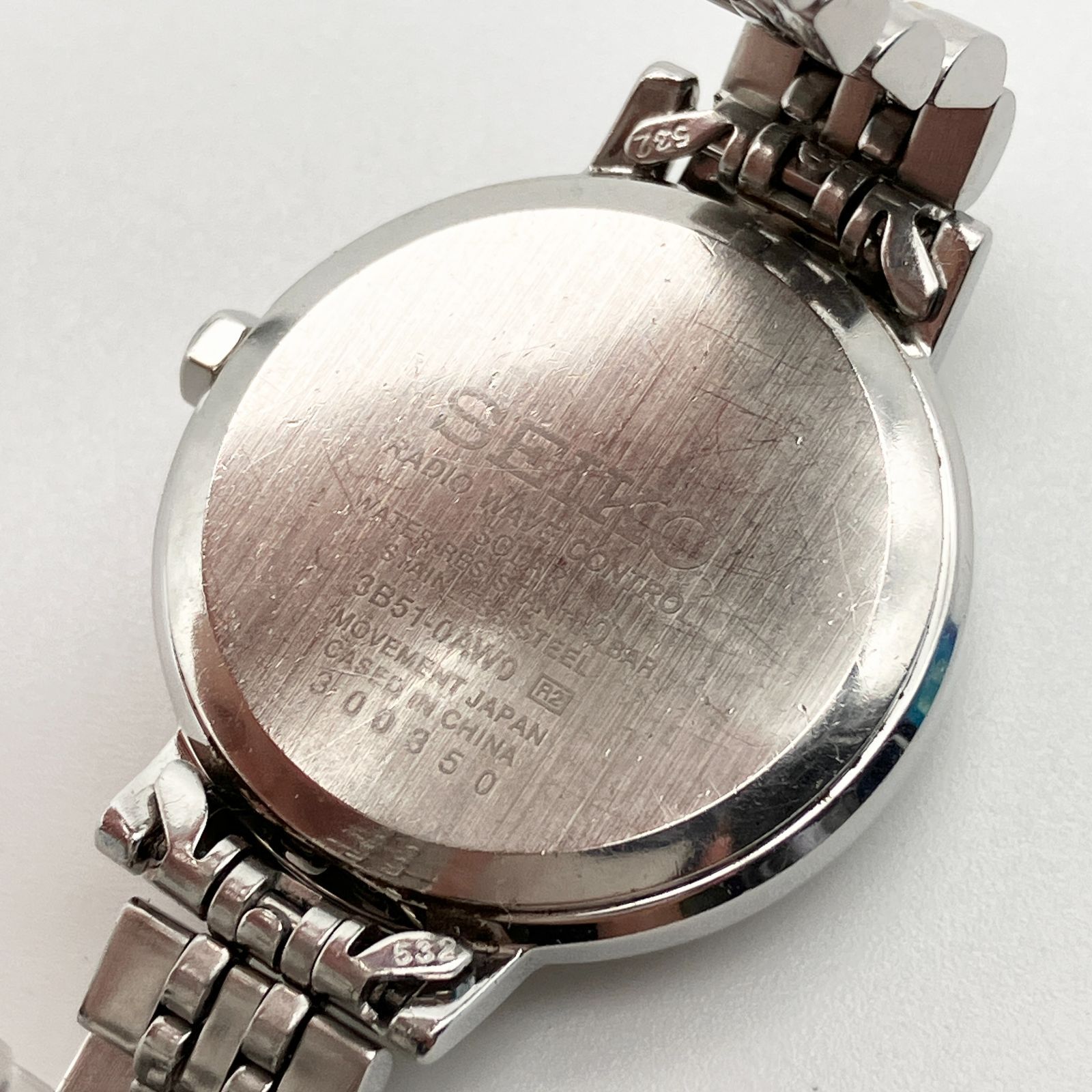 中古】セイコー SEIKO レディース 腕時計 ソーラー コンビ 1Pストーン