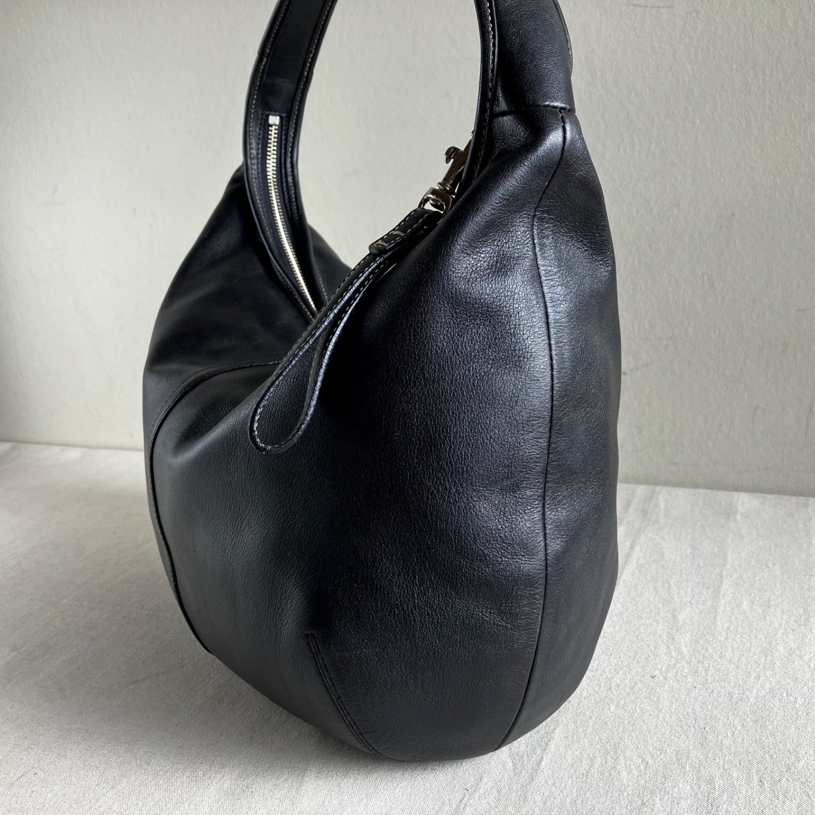 バッグ old COACH ergo leather shoulder bag y2k Vintage Coach Ergo Hobo Shoulder Bag Black Cowhide Leather y2k