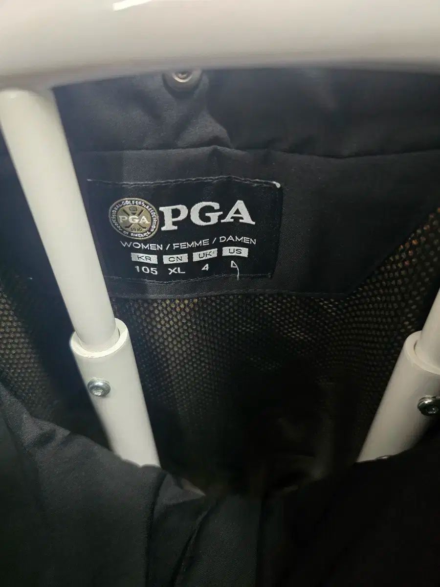 PGA 黒色 ダウン アウター 105 XL