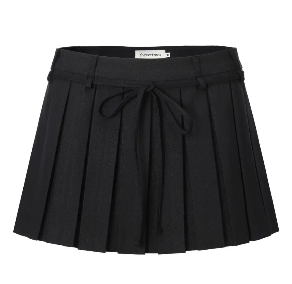 スリータイムズ チアリー スカート ブラック XS