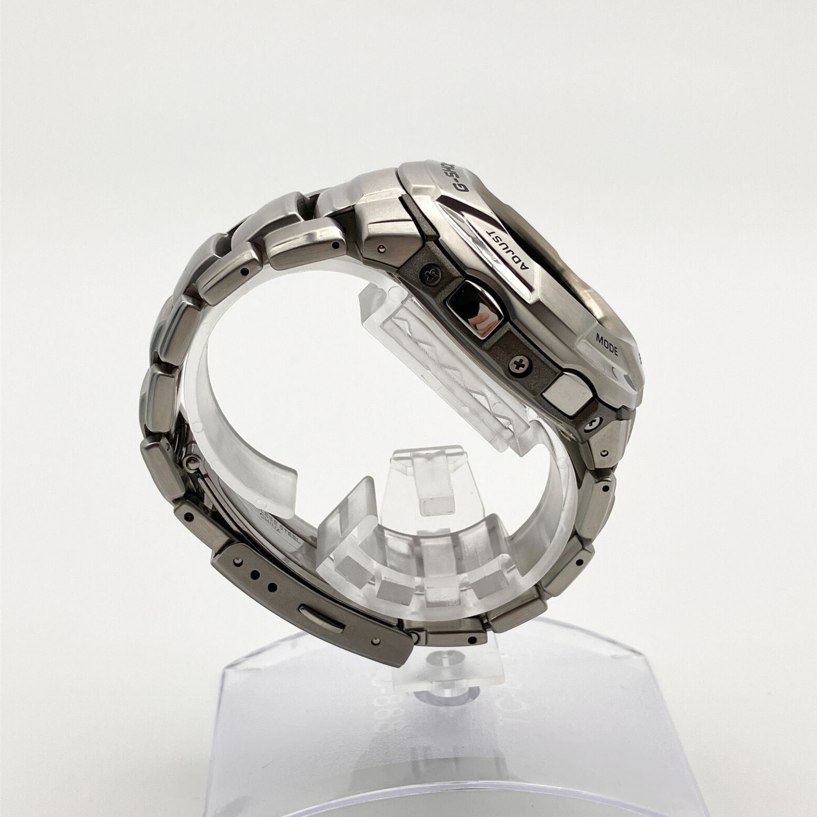 中古】カシオ G-SHOCK 電波ソーラー 腕時計 アナデジ メタルバンド