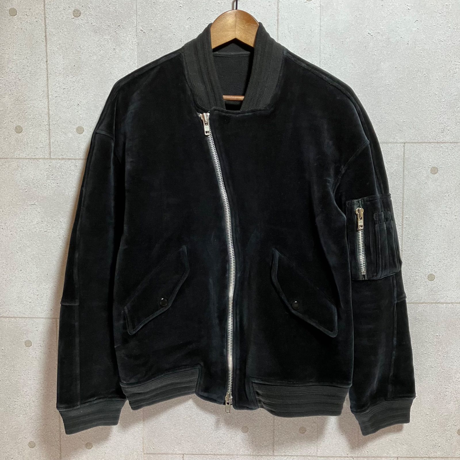 GALLIS ADDICTION ガリスアディクション ベロア ブルゾン ジャケット 