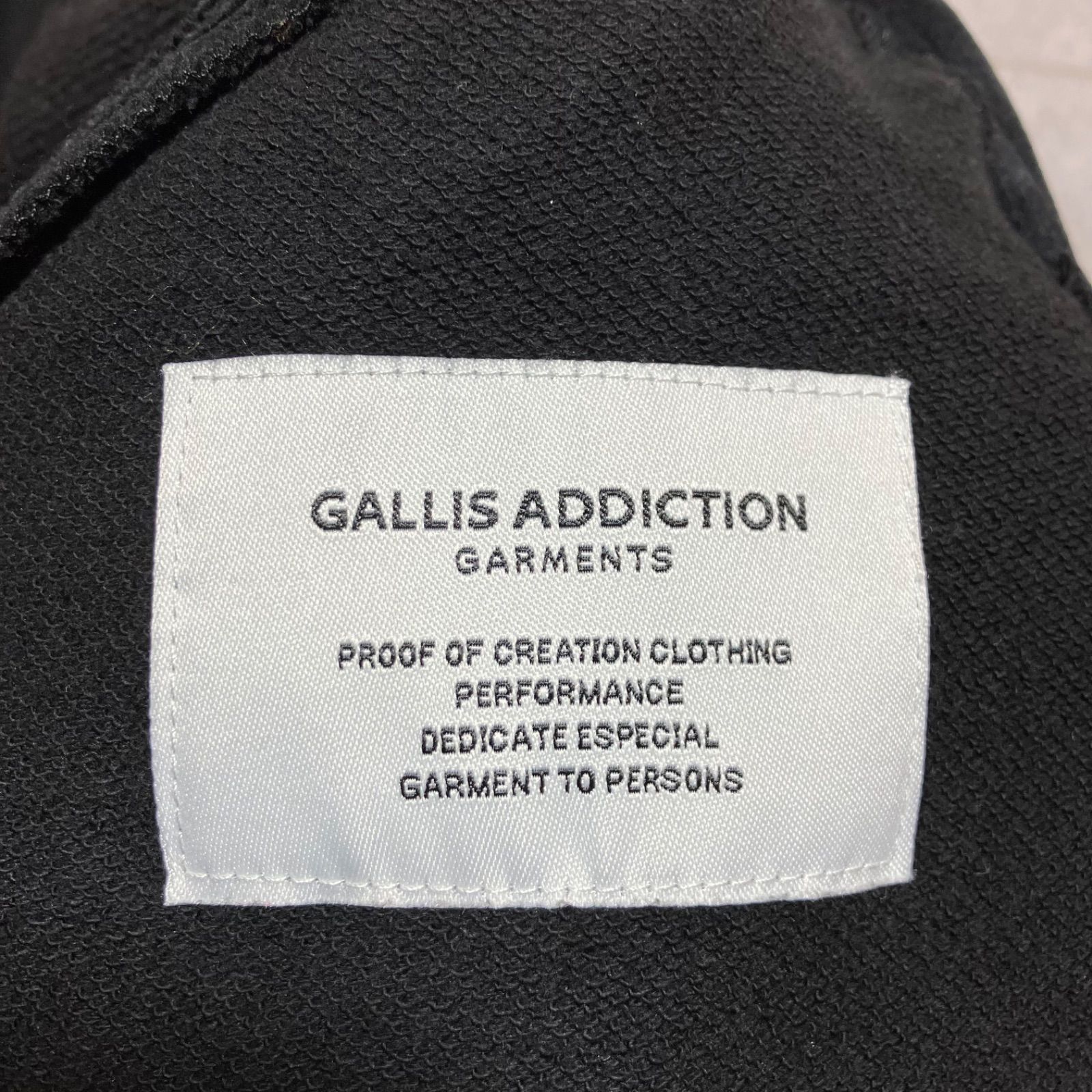 GALLIS ADDICTION ガリスアディクション ベロア ブルゾン ジャケット 