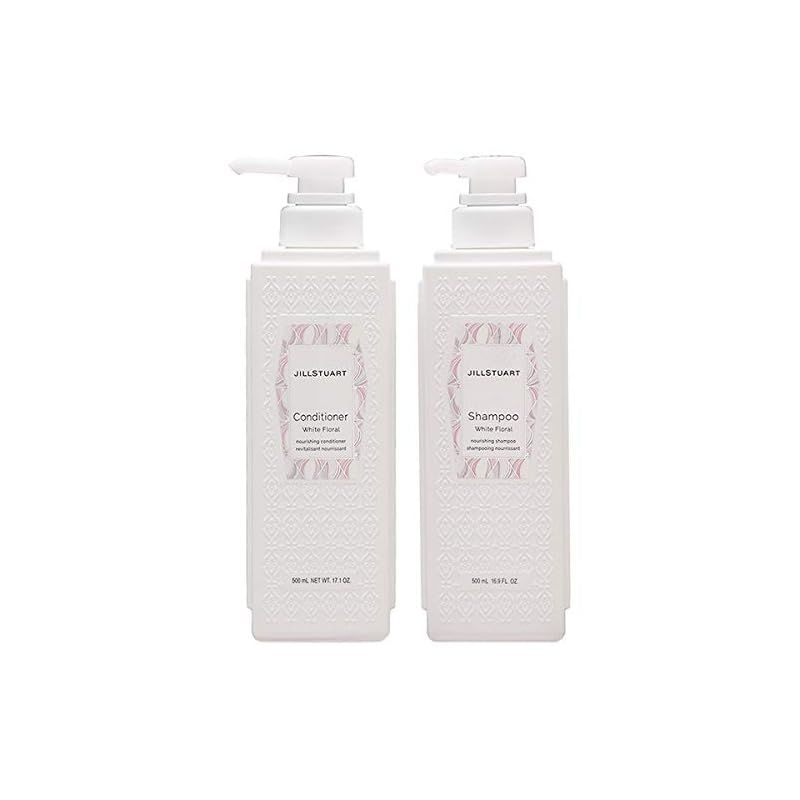 【セット】 ジルスチュアート JILL STUART シャンプー + トリートメント ホワイトフローラル 各500mL 0