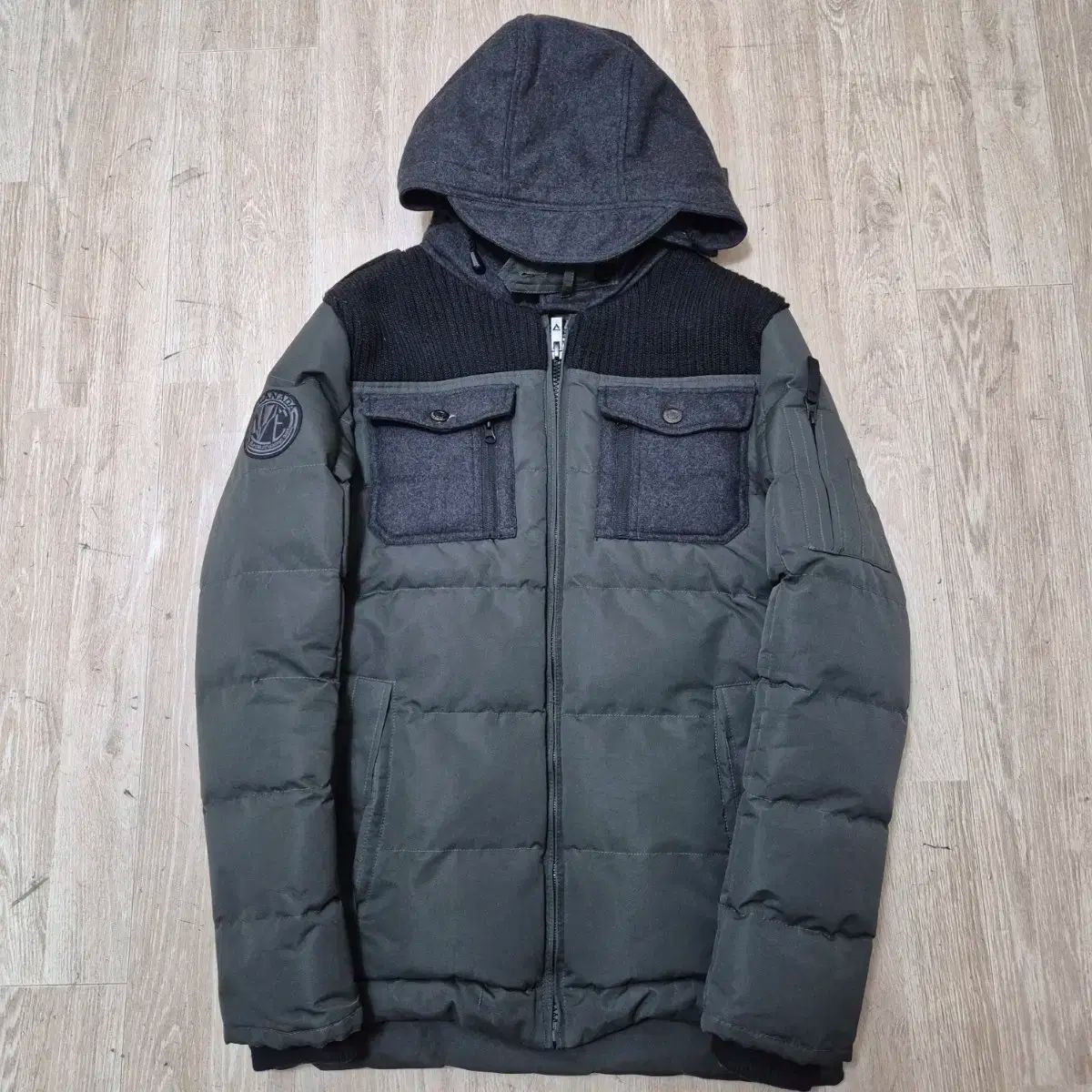 ノイズ メンズ ダウン フード ダウン