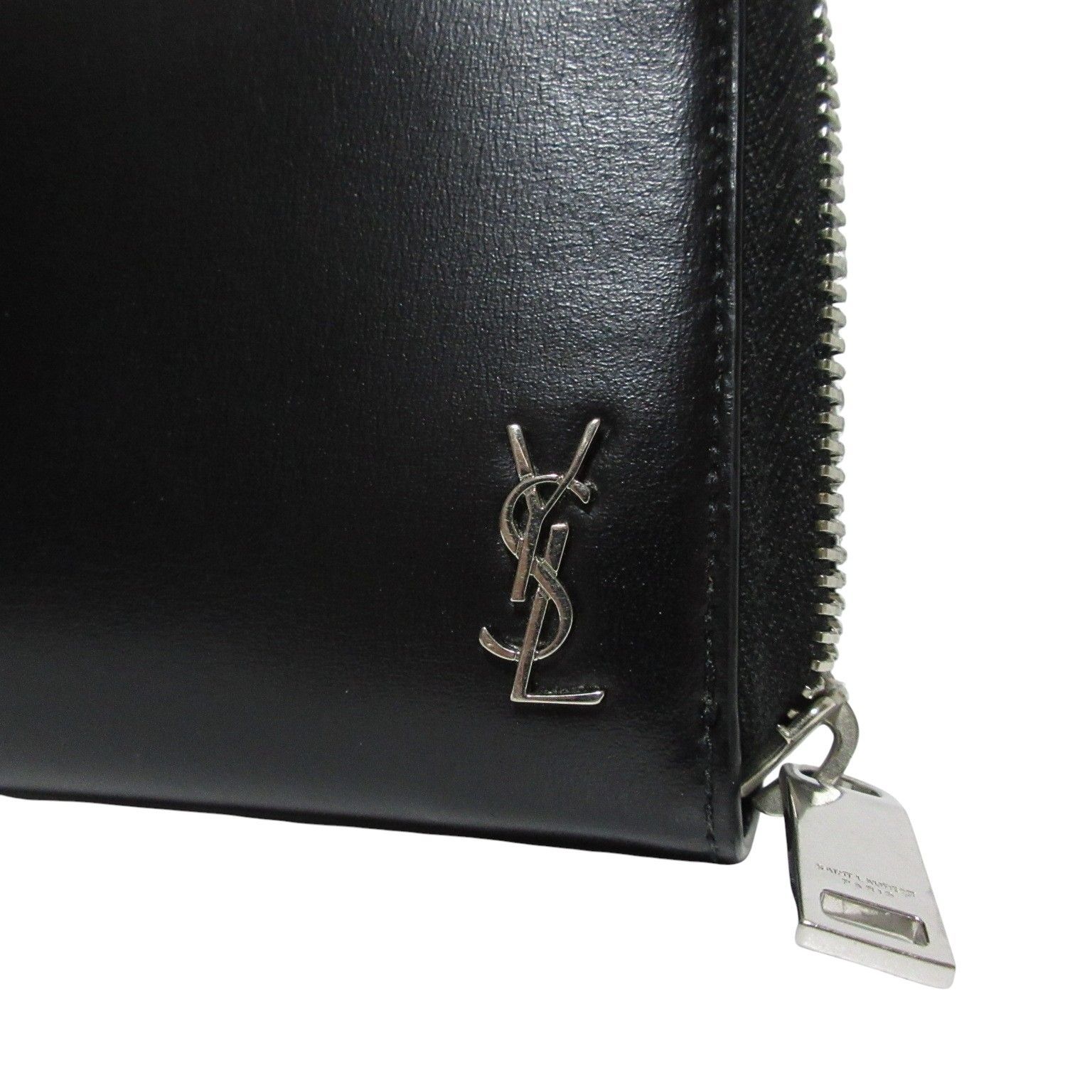 2025現行メンズ美品サンローラン パリ長財布ラウンドファスナー