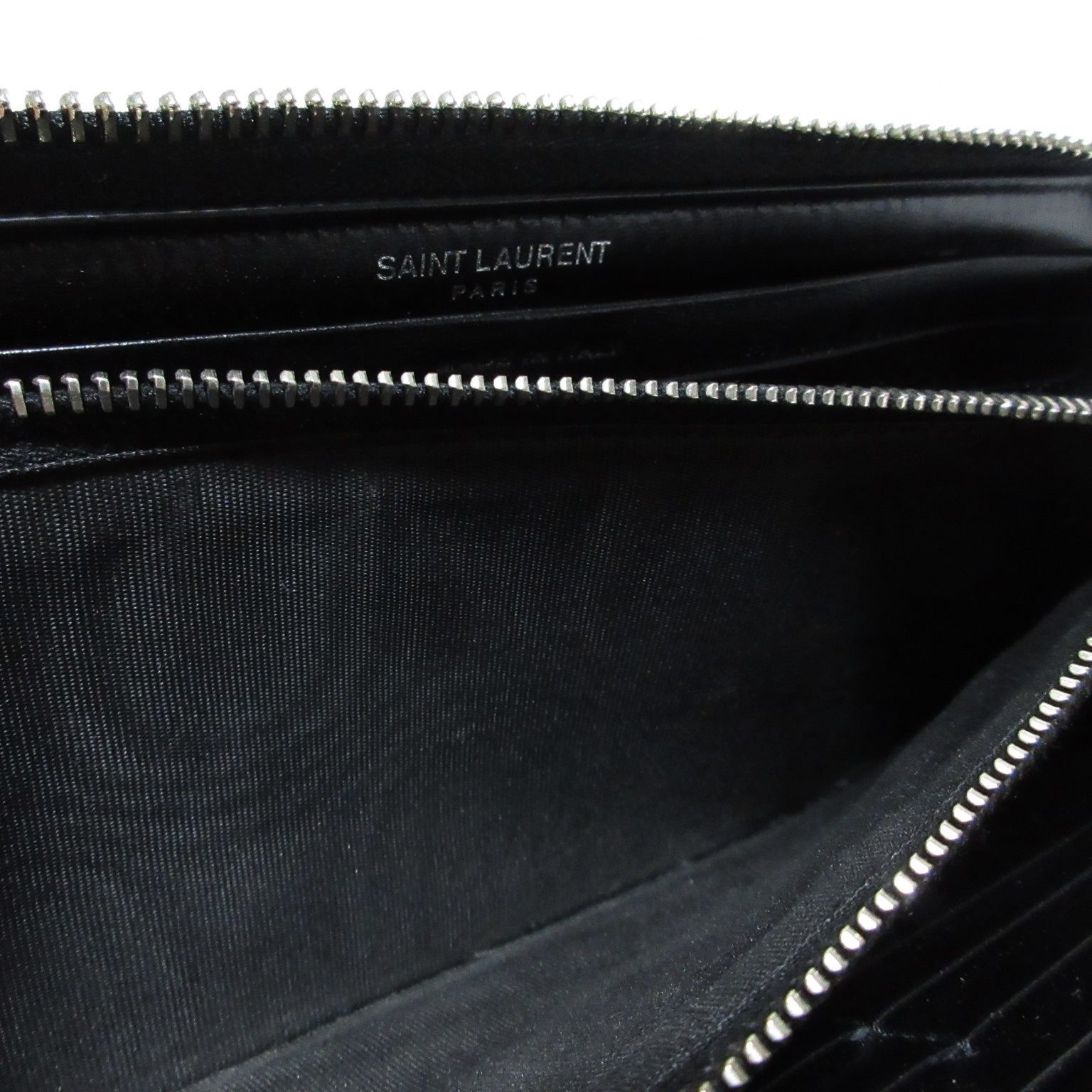 2025現行メンズ美品サンローラン パリ長財布ラウンドファスナー