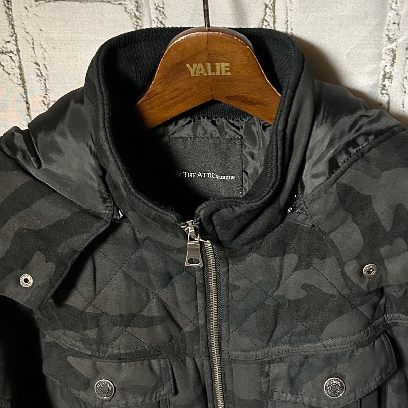 IN THE ATTIC homme インジアティック オム 中綿 ジップアップ 