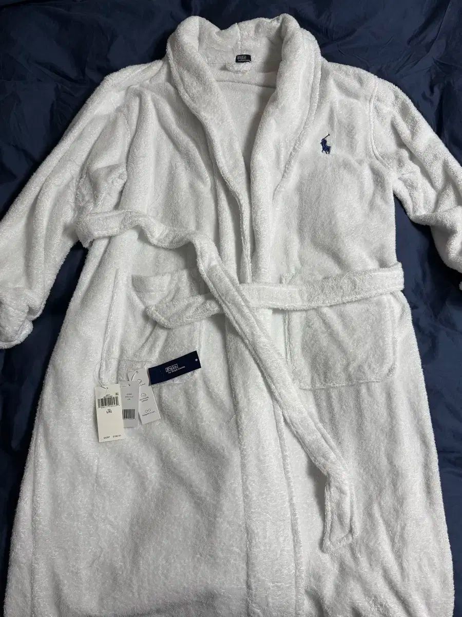 L XL ポロ ラルフローレン ココア クマ コットン バスローブ