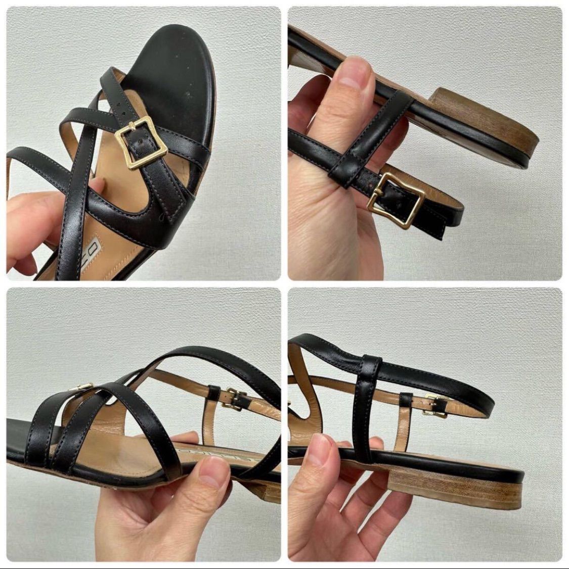 PELLICO ペリーコ クロスバック ストラップ フラット サンダル MADE IN