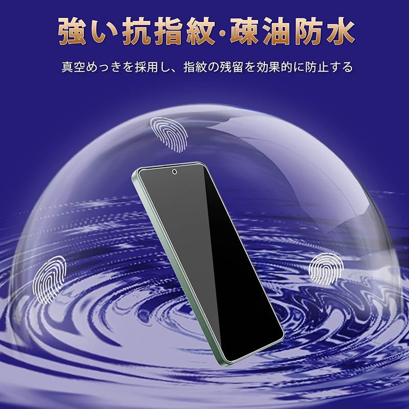 2枚セット- 日本旭硝子素材】対応 POCO X7 Pro ガラスフィルム 覗き見