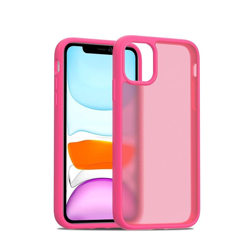 iPhone 11 ケース 耐衝撃 半透明 軽量 薄型 人気 PC 傷防止 滑り止め