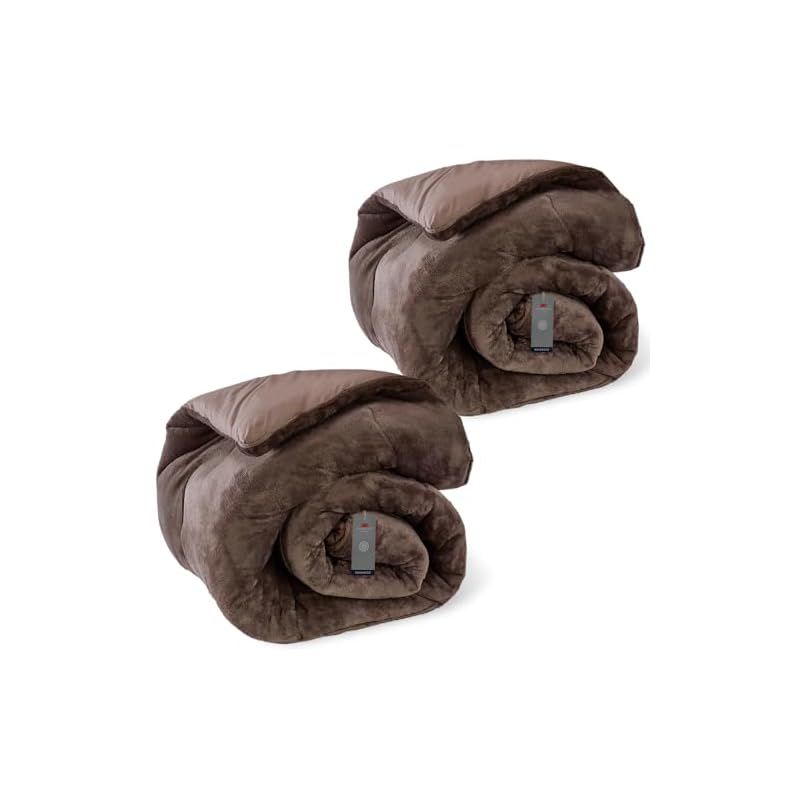 セット アイリスプラザ 掛け布団 中綿素材シンサート使用 暖かさを逃さない掛布団 人体の熱をつかまえ逃しにくい素材 従来商品よりも2倍の保温機能 セミダブル モカブラウン