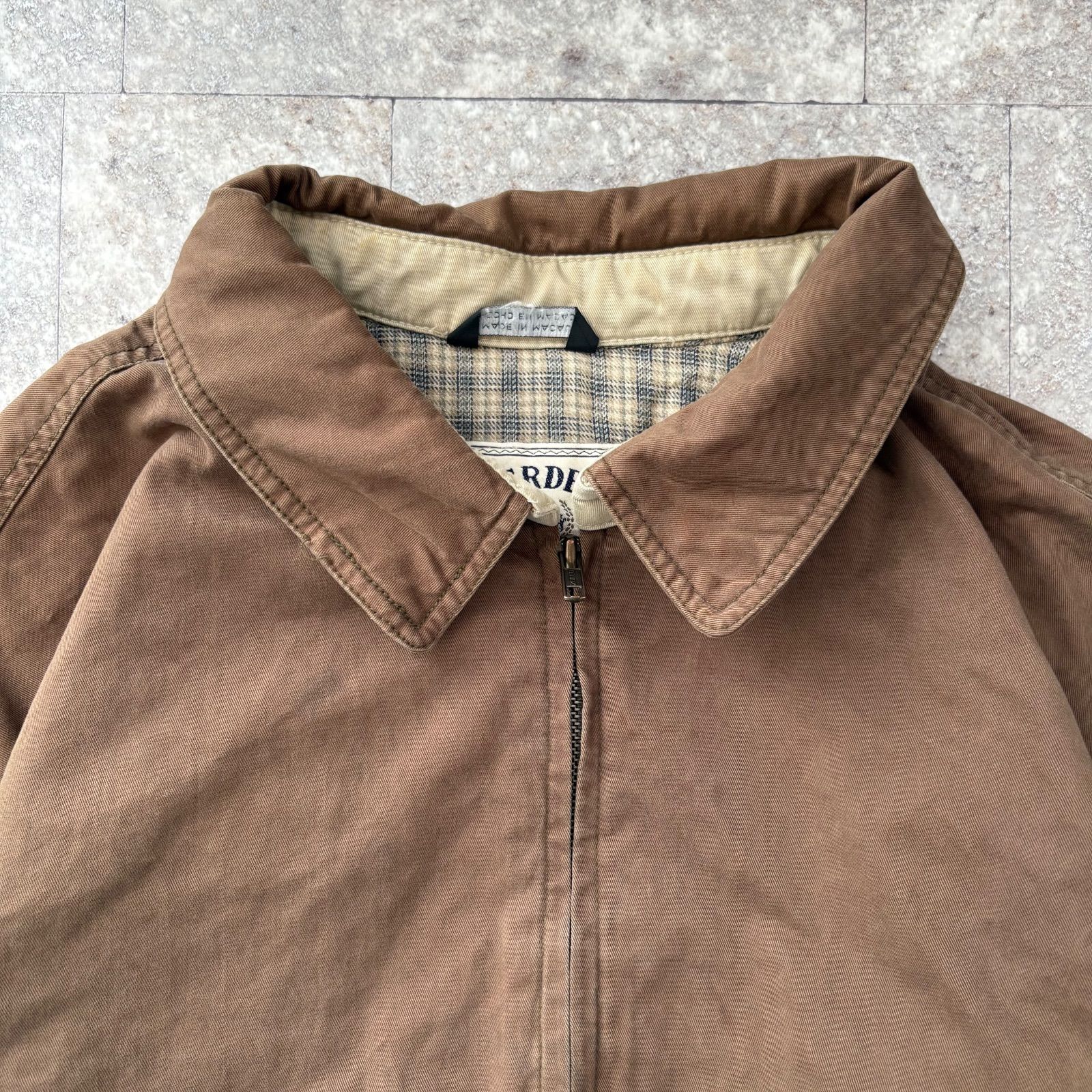 ABERDEEN スイングトップ ブルゾン ブラウン 茶色 ハリントン