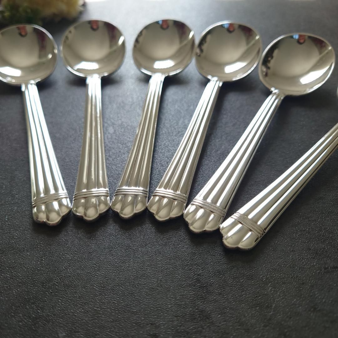 希少 美品 クリストフル アリア コンソメスプーン 6点 - メルカリ