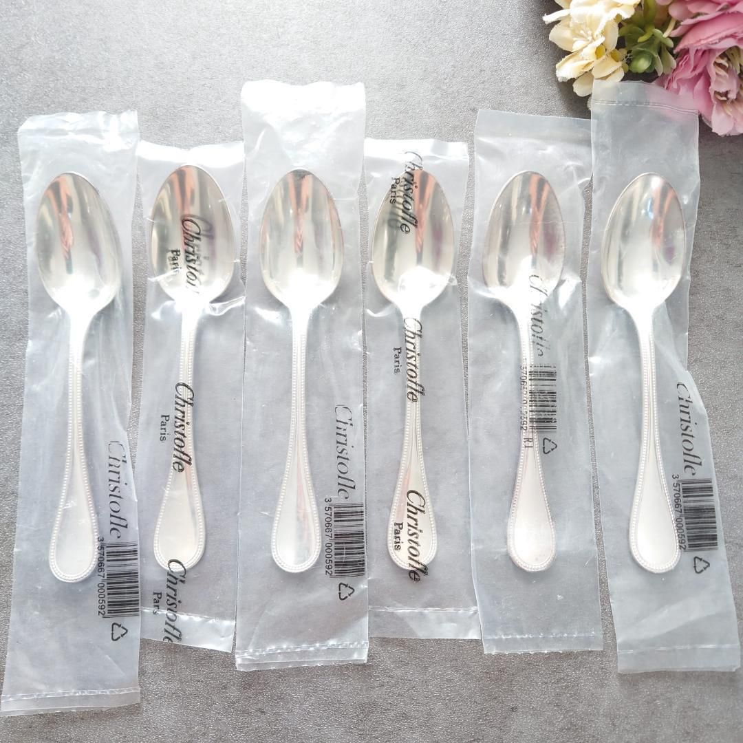 クリストフル パール 未開封 コーヒースプーン 6点 - メルカリ