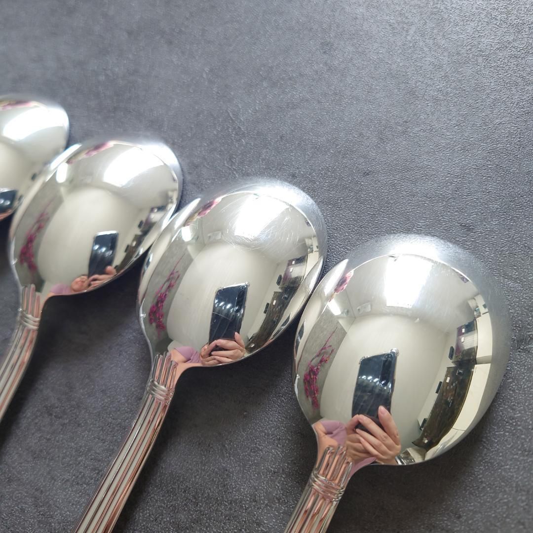 希少 美品 クリストフル アリア コンソメスプーン 6点 - メルカリ