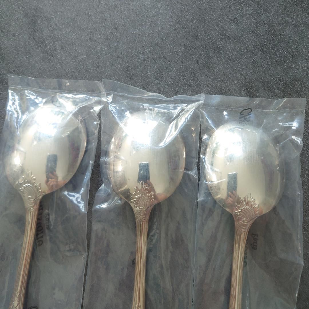 希少 美品 クリストフル マルリー コンソメスプーン 未開封含む 6点
