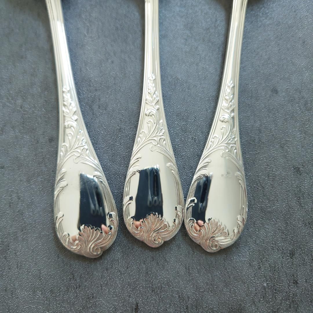 希少 美品 クリストフル マルリー コンソメスプーン 未開封含む 6点