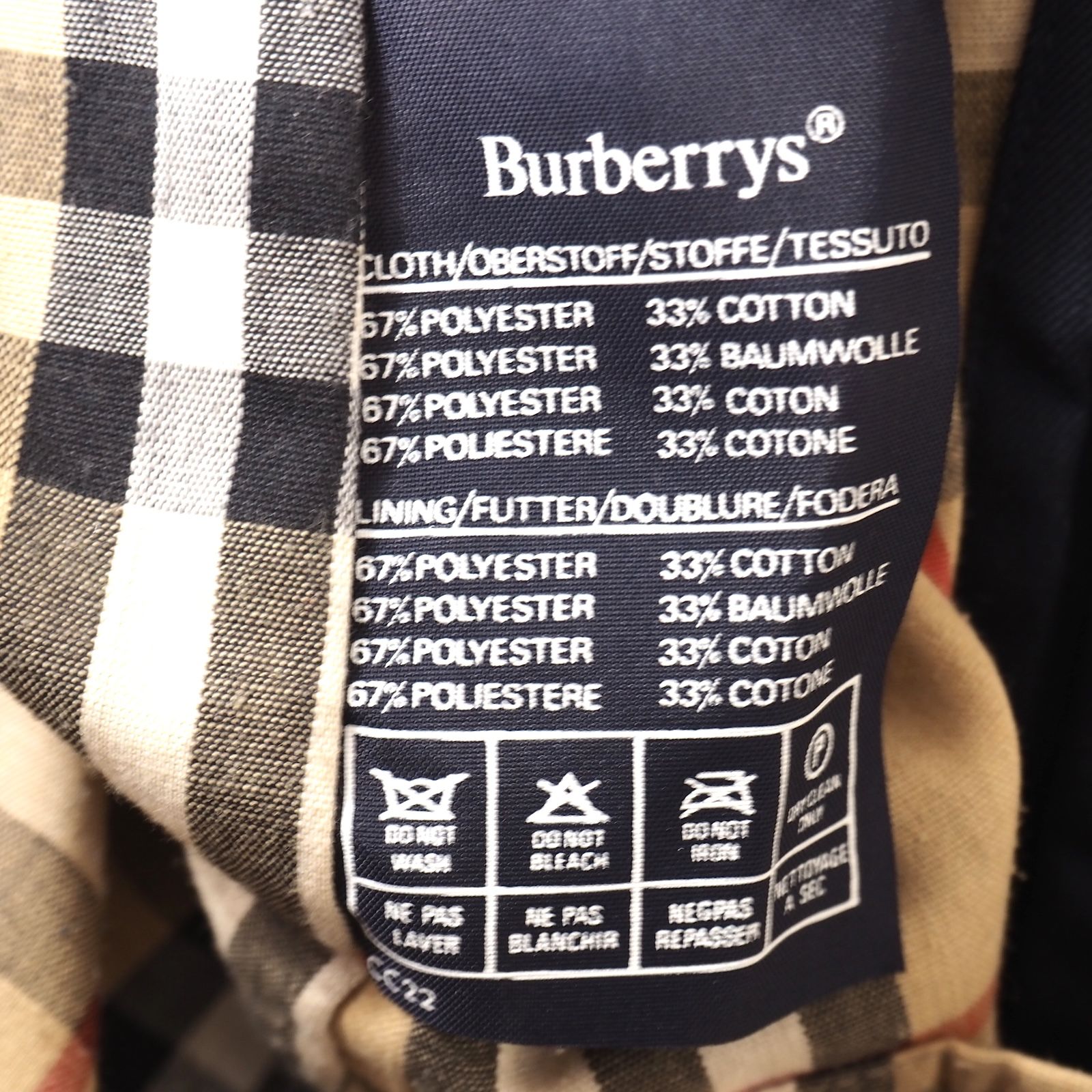 バーバリー Burberrys ヴィンテージ イングランド製 英国 トレンチ