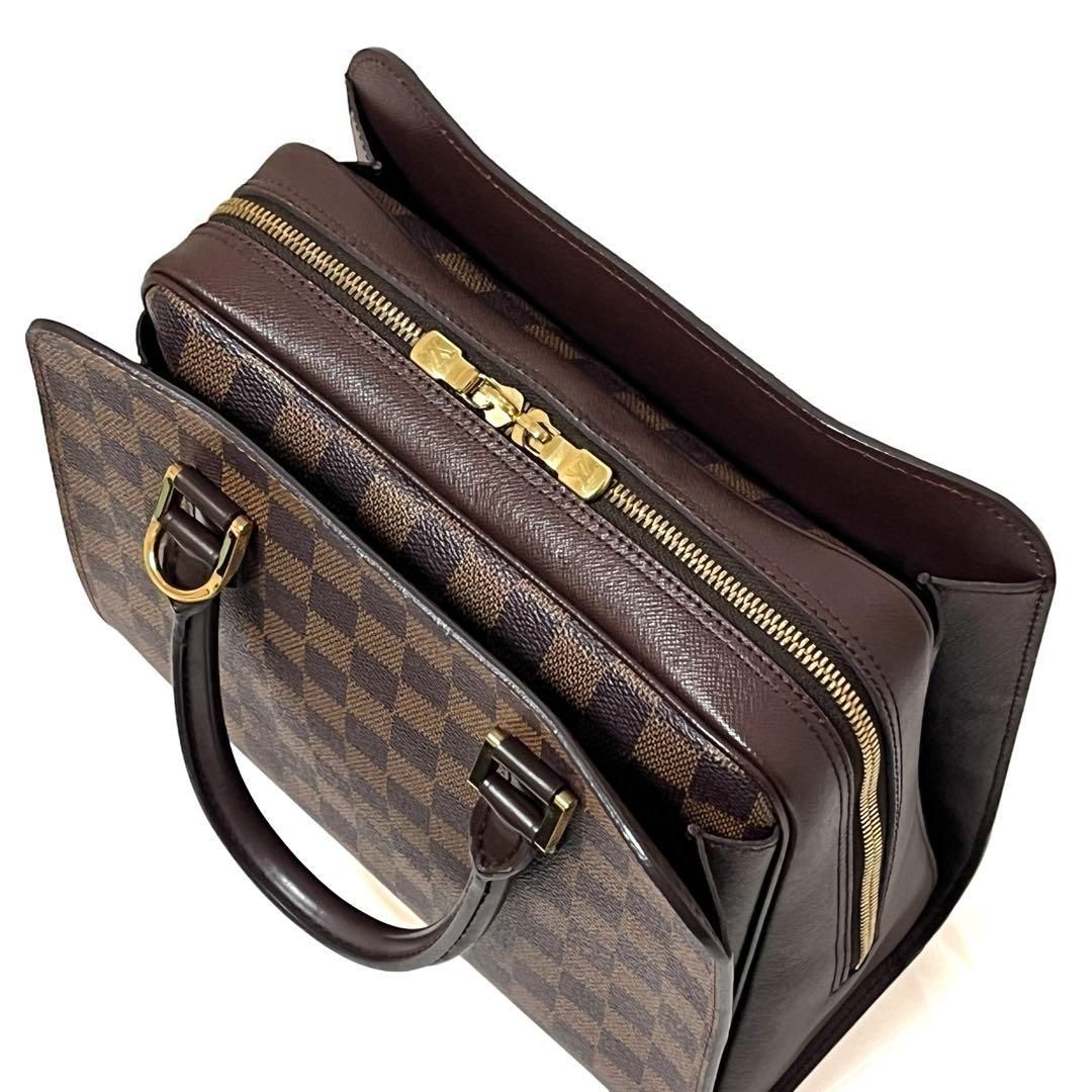 Louis Vuitton ルイヴィトン トリアナ ダミエ エベヌ ハンドバッグ