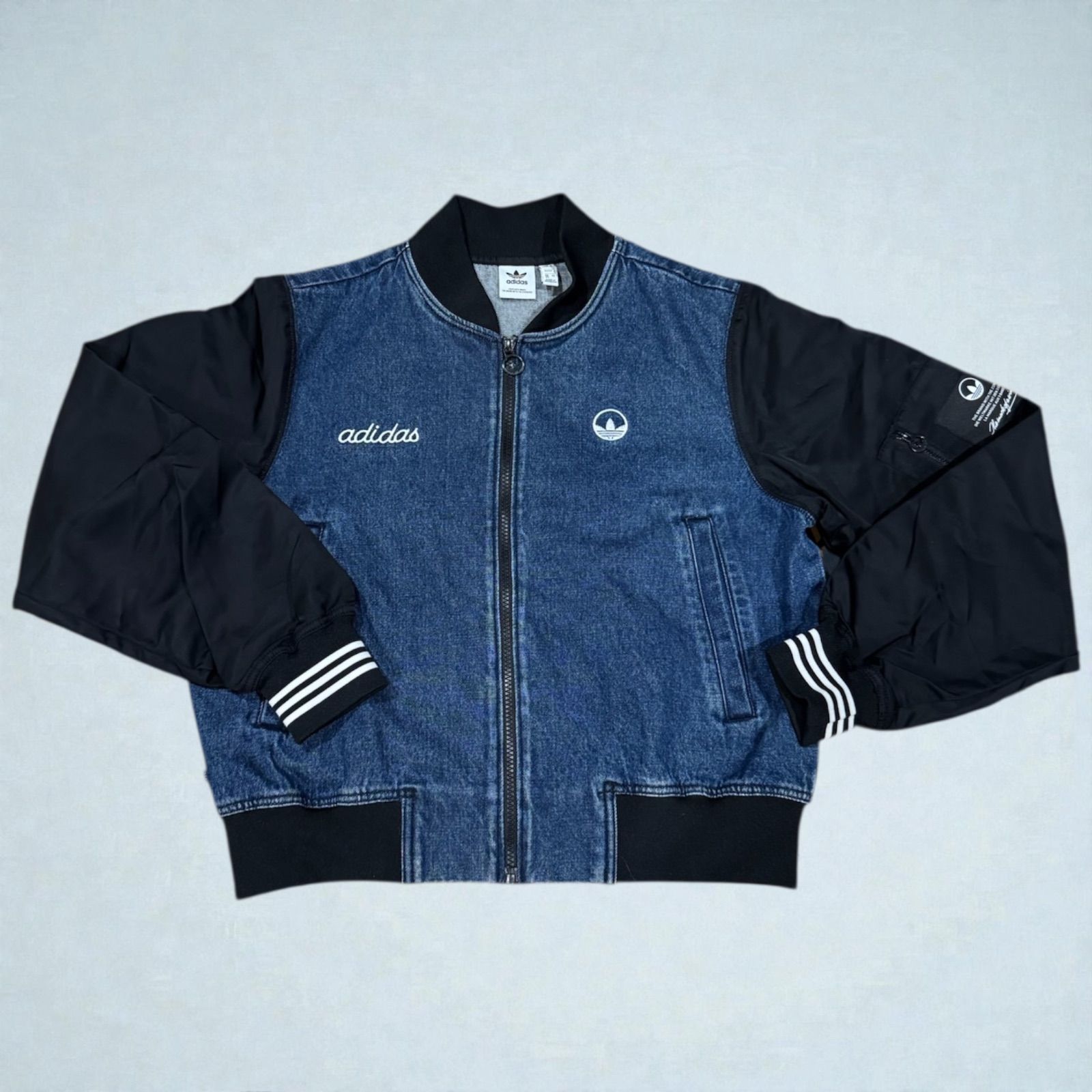 adidas アディダス ブルゾン XS サイズ カレッジ デニムジャケット