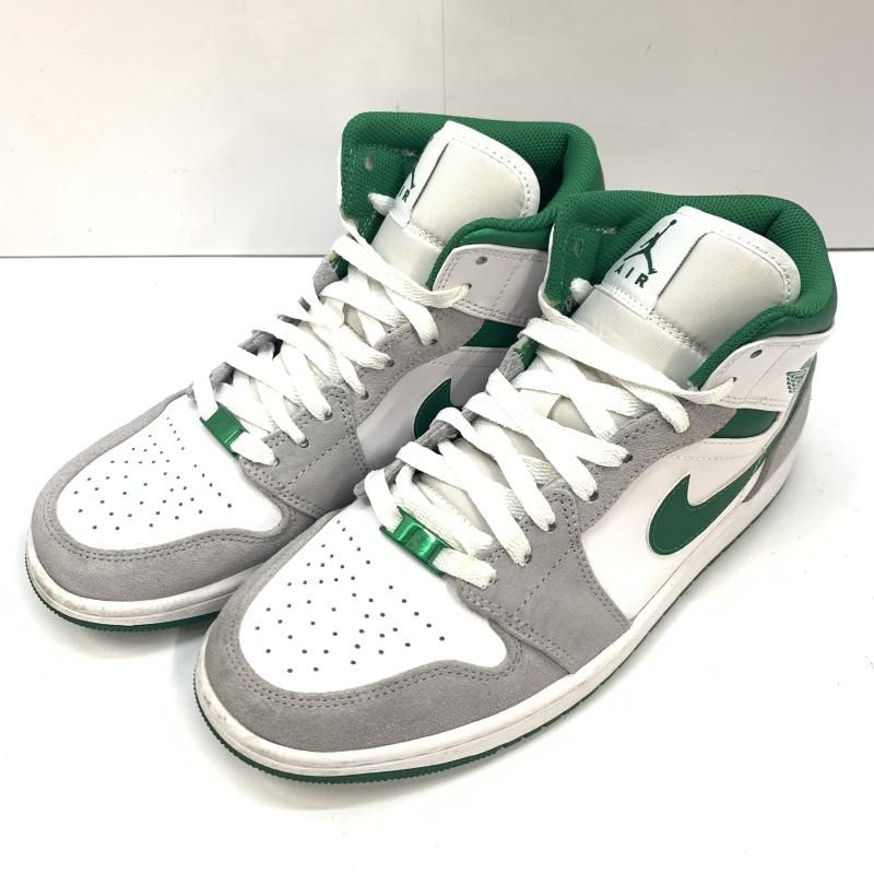 NIKE AIR JORDAN 1 MID Green Grey White 26 cm DC 7294-103 ナイキ 92