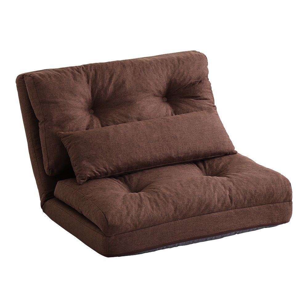 1.5人掛け 80 cm幅 3 way ソファ Paljon-パルヨン- F W-80-BR ブラウン