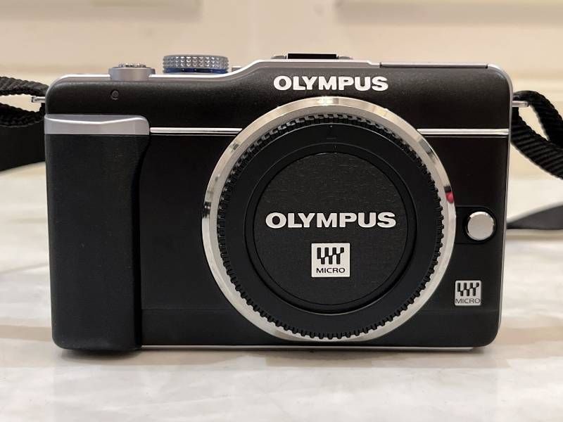 OLYMPUS PEN E-PL1 ミラーレス一眼 ブラック M.ZUIKO DIGITAL レンズ