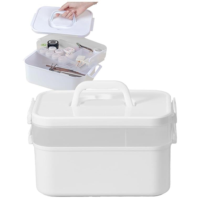 S.fields.inc ネイル収納ケース ツールボックス 2段 ネイルパーツ