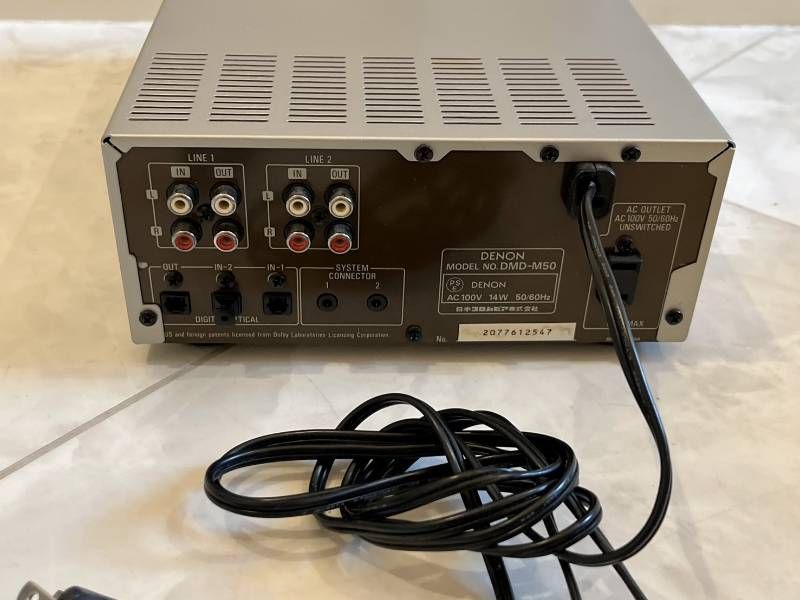 DENON DMD-M50 MDLP対応 MDデッキ リモコン付き - メルカリ