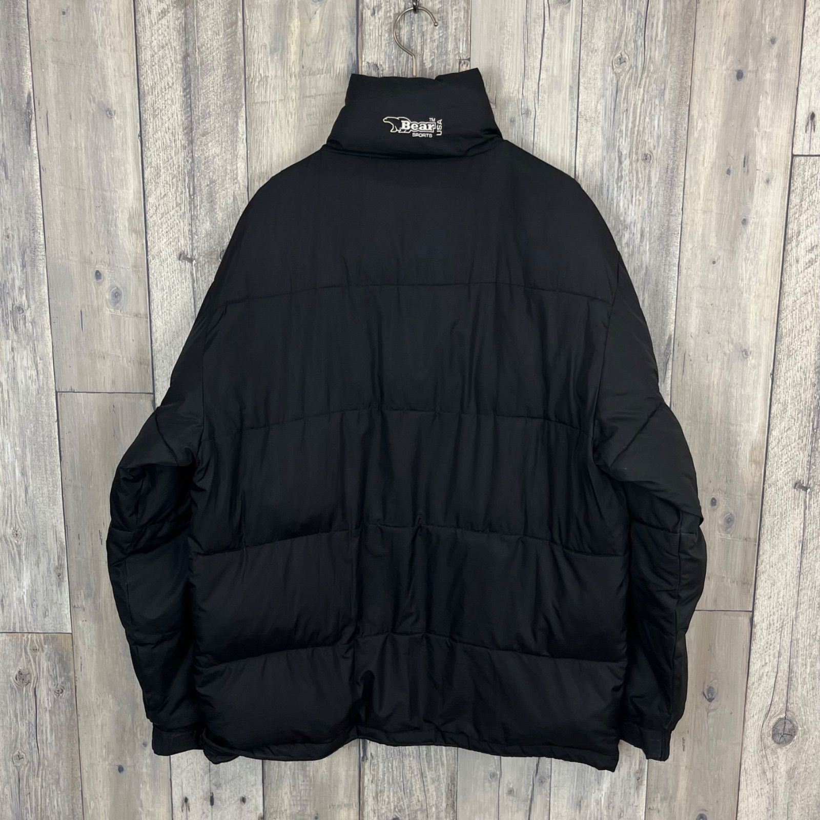 Bear USA ベアー ヌプシ ダウンジャケット 肉厚 L ブラック BEAR USA ベアー ユーエスエー 肉厚 パンパン ヌプシ ダウンジャケット