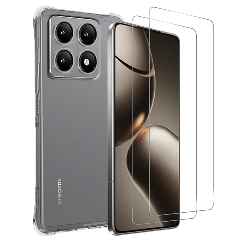 Xiaomi 14T ケース 【ガラスフィルム付き・液晶保護フィルム2枚