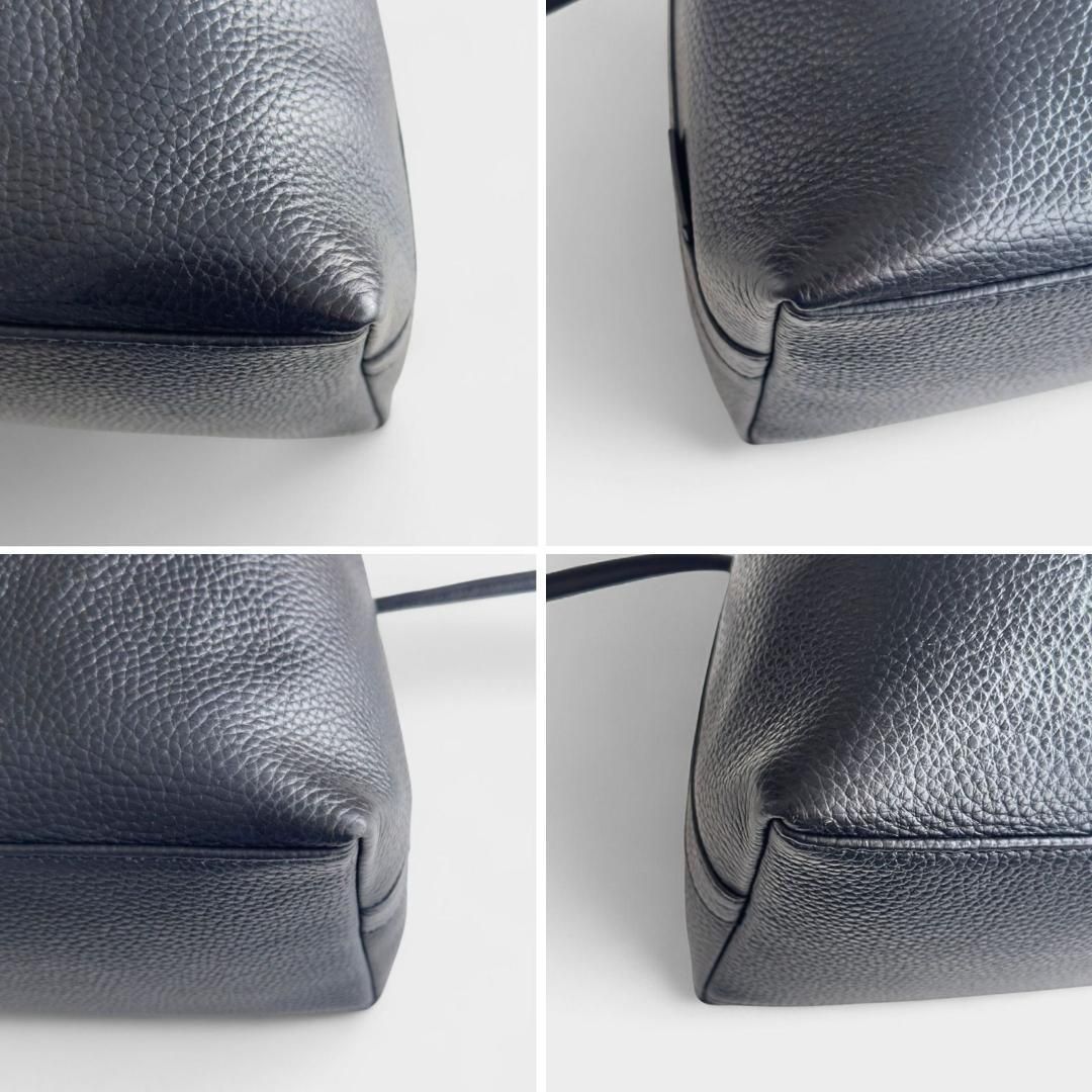 極美品】vasic bond mini ヴァジック 黒 2way 巾着ショルダー ミニ