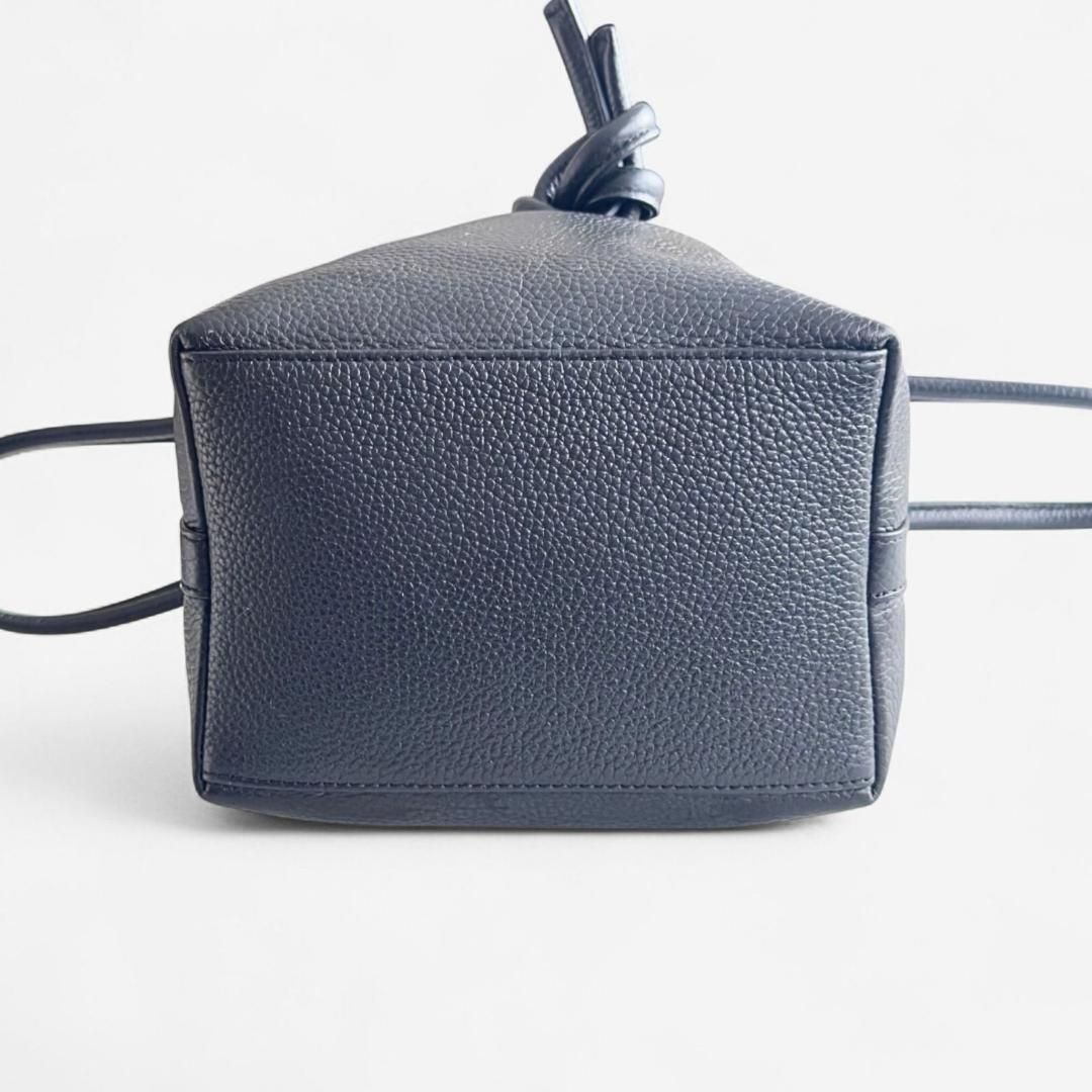 極美品】vasic bond mini ヴァジック 黒 2way 巾着ショルダー ミニ