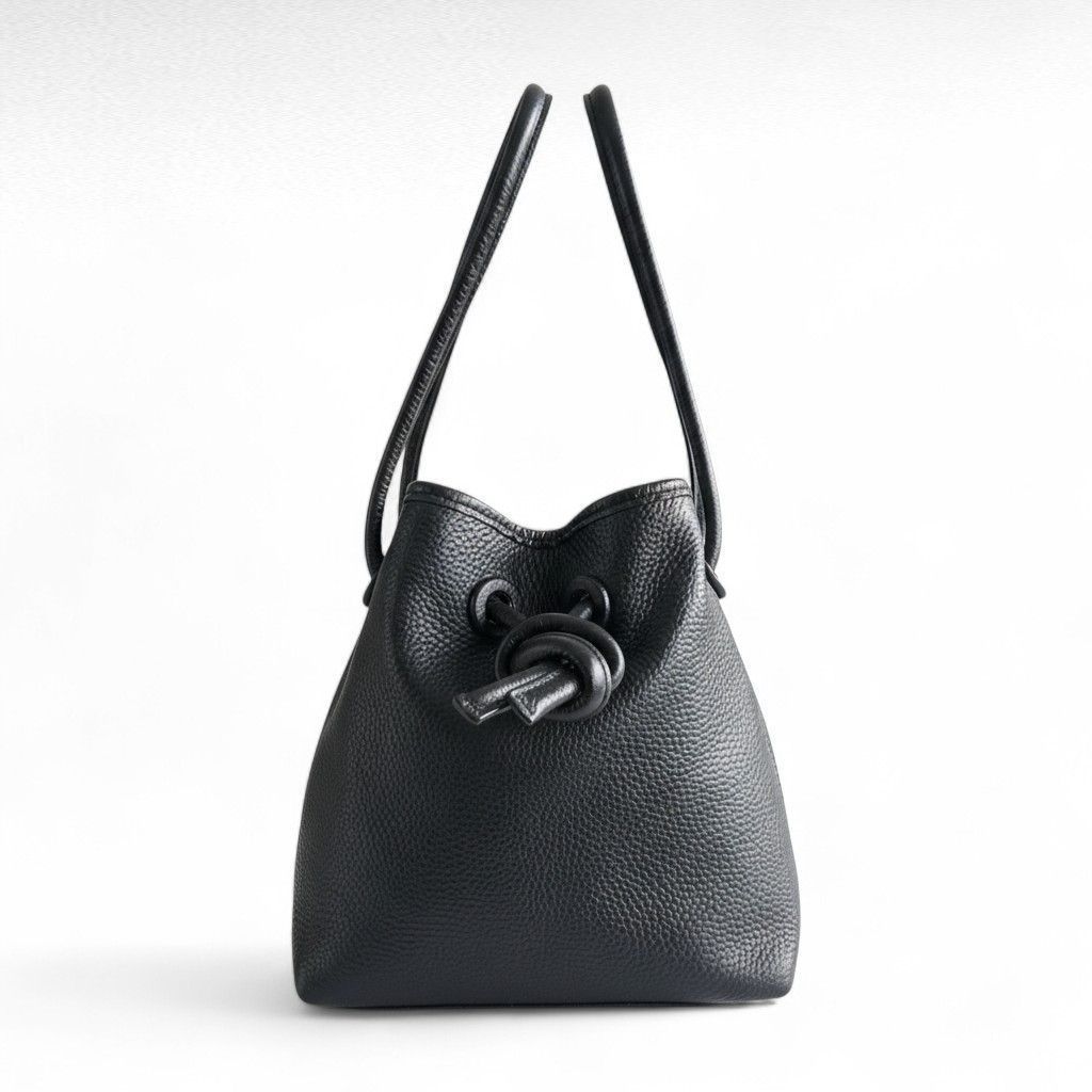 極美品】vasic bond mini ヴァジック 黒 2way 巾着ショルダー ミニ